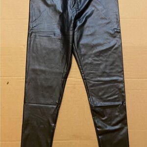 Black Skinny Leather Pants